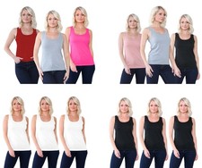 3 Pack Women's Vests Tank Tops