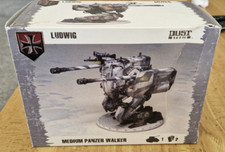 DUST TACTICS LUDWIG DUST STUDIOS MEDIUM AXIS PANZER WALKER MINIATURE WALKER TANK