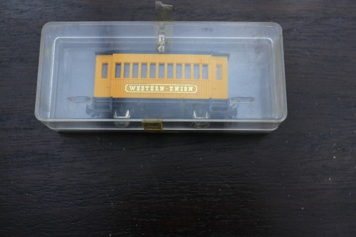 Egger bahn wagon yellow h0e - bahn,