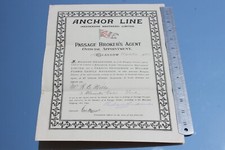 ANCHOR LINE VICTORIAN UNUSUAL