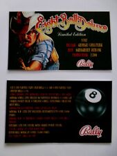 * 'EIGHT BALL DELUXE LE ' Bally 1982 Custom Instruction/Apron Cards * (New)