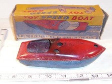 TOY SPEED BOAT STEAM POWERED