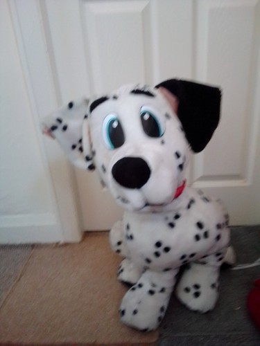 Plush soft toy dog - plush, dalmatian