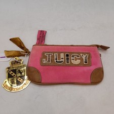 BNWT Juicy Couture Pouch Pink 22cm x 13cm *Zip Pull needs replacing**(#H1/31)