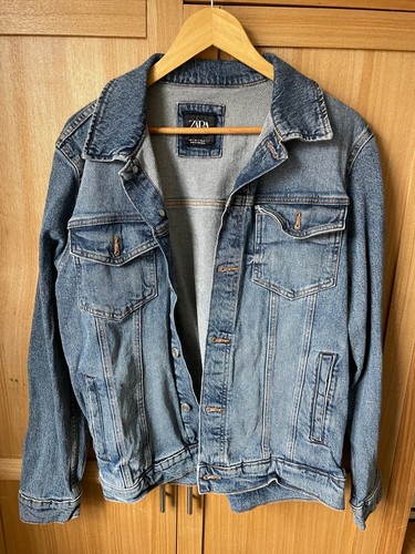 Men denim jacket zara - jacket, m