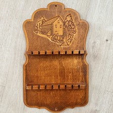 Vintage Wood Spoon Display