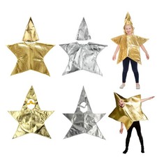 Kids Girls Boys Xmas Nativity Star Costume School Play Fancy Dress Party Costume