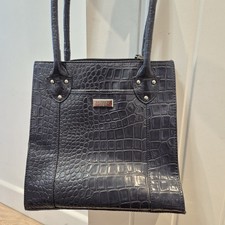 Osprey Croc Leather Navy Bag