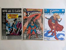 Supergirl 1 Adam Hughes. Lot Of 3 DC Supergirl Comics Action Comics 252 Reprint