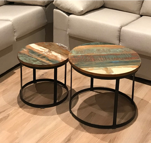 Industrial coffee table - table, 2