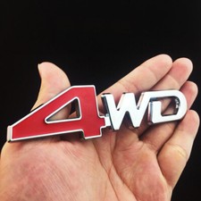 1x Car 3D Metal 4WD Logo