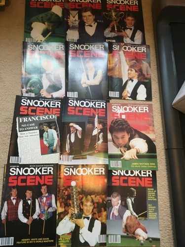 1990 snooker scene magazines - snooker,