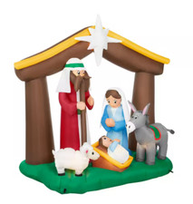 6 ft. LED Nativity Scene