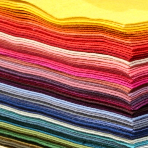 100 wool felt sheets - 12",