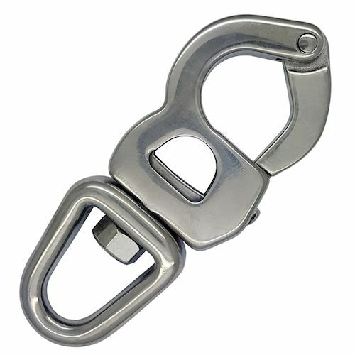 Stainless steel swivel snap - stainless,