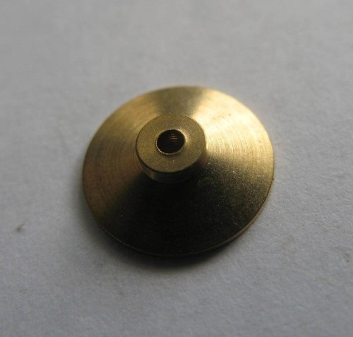 Brass clock hand retaining - brass,