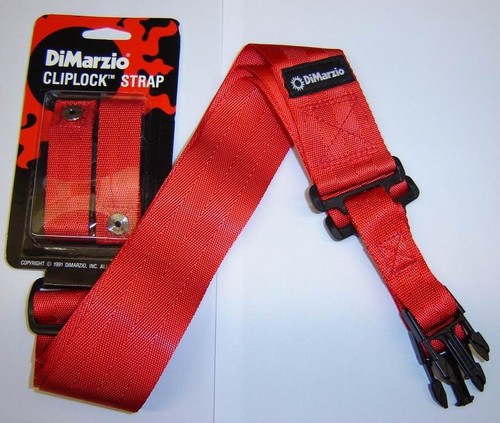 Dimarzio red short cliplock - red,