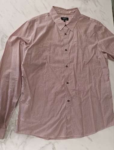 Apc men shirt size cotton - apc, men's