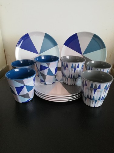 Melamine picnic wear blue - picnic,