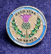 SCOTTISH THISTLE SAOR ALBA GU