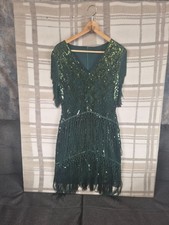 Babeyond Green Sequin Fringe