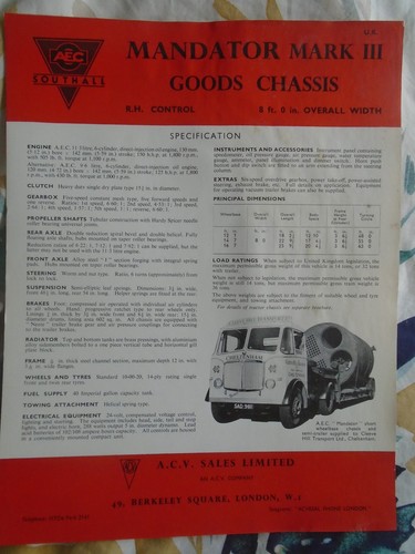 Aec mandator mark iii goods - aec,