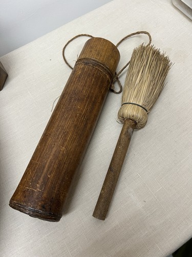 Unusual bamboo brush - bamboo,