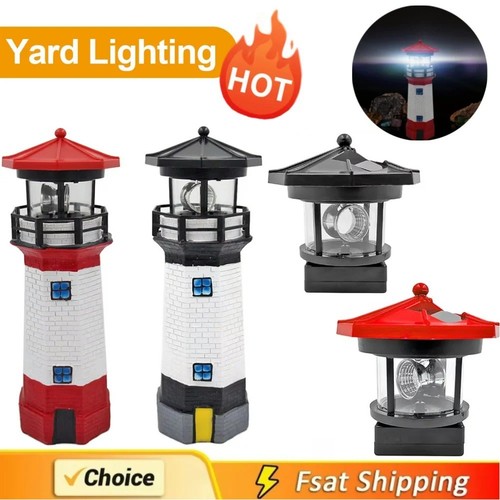 Lighthouse shape solar led - lighthouse,