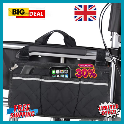 Wheelchair side bag - wheelchair,