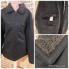 Vintage Mens Black  Leather