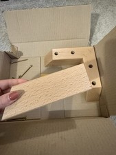 Next Light Oak Sofa Feet Set