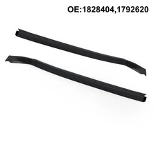 2pcs Front Rubber Weatherstrip