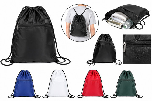 School bag gymsac zip - school,