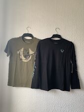 True Religion Boys Tshirt / Long Tshirt 2 Pack Size 16 Years BNWT