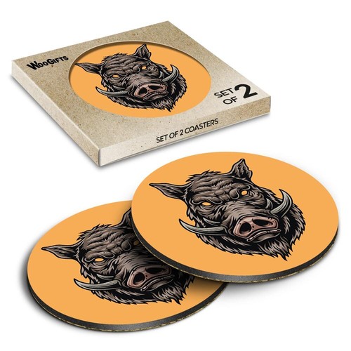 Round mdf coaster cruel - mdf,
