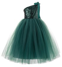 One-Shoulder Sequins Tutu