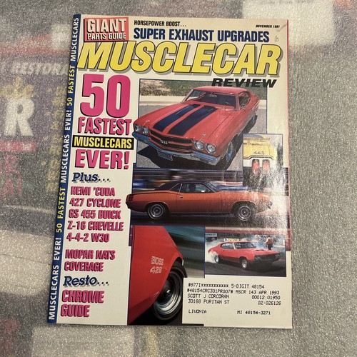 Muscle car review - review, magazine