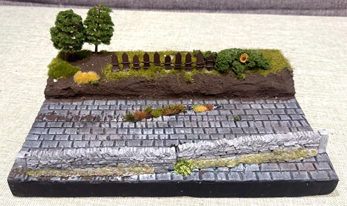 Diorama base cobbled country - cobbled,
