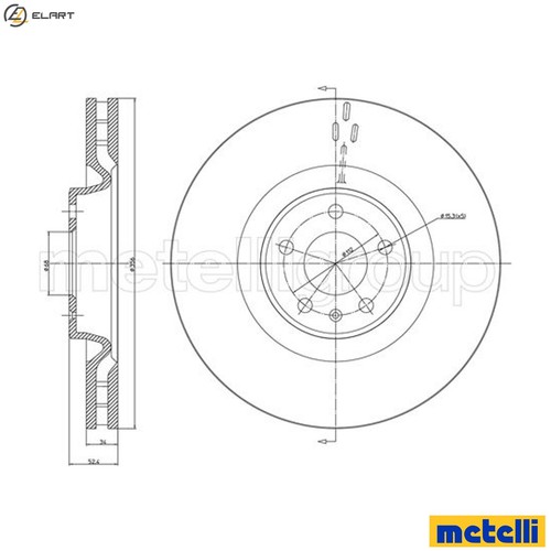 Brake disc 1085c for - disc, 23-1085c