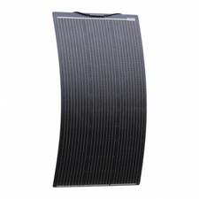 100w Semi Flexible All Black Solar Panel for Camper Van Yacht Van Camping Car...