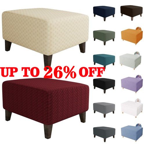 Footstool cover stretch stool - footstool,