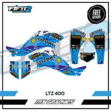 Mid Range Suzuki LTZ 400  2003 - 2008 Quad Bike ATV Graphics Kit Decals Wrap