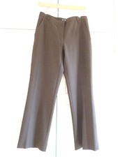 Dark Brown Armani Designer Ladies Trousers Size 10
