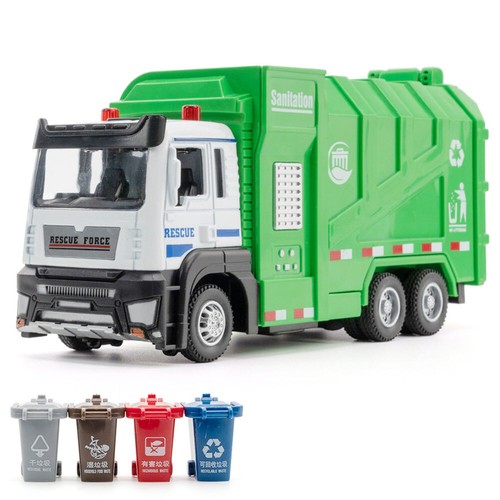 Recycling garbage truck - garbage,