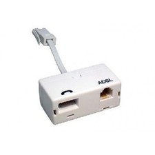 LEADED ADSL Micro Filter Broadband Splitter High Speed BT VIRGIN SKY PLUSNET