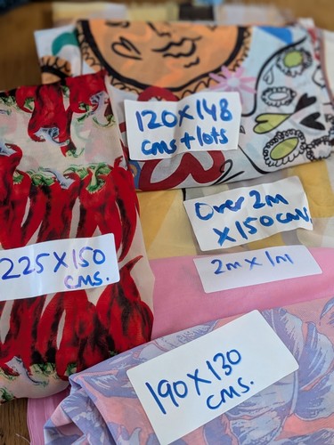 Dressmaking fabric remnants - dressmaking,