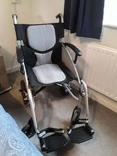 CareCo Airrex LT 16" Folding Wheelchair Lightweight Transit Wheelchair