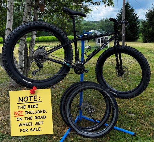 Surly pugsley custom - custom, "skinny"
