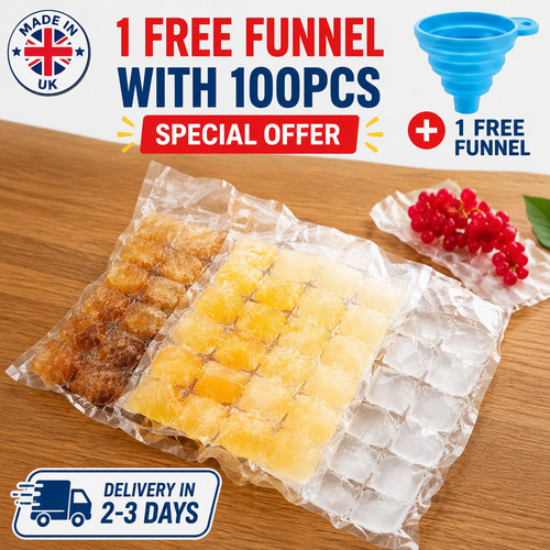 100 ice cube - cube, bags