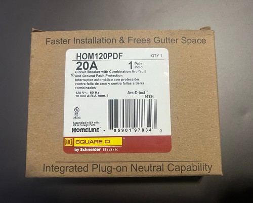 Square hom120pdf 20a pole - square, d